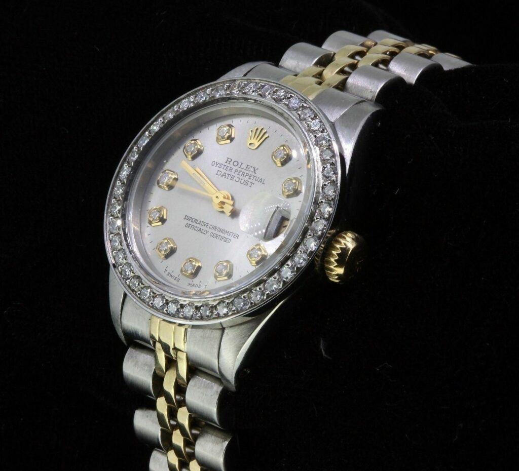 rolex 69173 diamond bezel